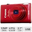 Canon PowerShot ELPH 300 HS 12.1 MP CMOS Digital Camera with Full 1080p HD Video (Red)