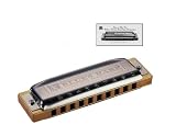 Hohner 532/20 Blues Harp Harmonica, w/ FREE Book, Key of Bb