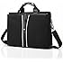 BRINCH&reg; Oxford Fabric 15.6 Inch Business Laptop Messenger Bag Briefcase with Detachable Shoulder Strap,Universal Durable Slim Utra Protective for up to 15.6 inch Laptop / Macbook / Notebook / Tablet / Ultrabook / Netbook / Chromebook,Fashion Design with Bubble Foam Pad,Various Pockets and Accesorry Bag (Black)