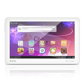 Ice Cream Sandwich Android 4.0 Tablet PC 7inch Capacitive Multi-Touch Screen X-Burst 1GHz CPU 8GB 1080p(white)