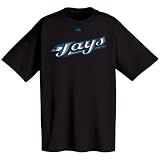 Toronto Blue Jays Official Wordmark Short Sleeve T-Shirt (X-Large)