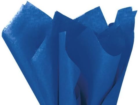 Brilliant Blue Tissue Paper 20" X 30" - 48 Sheets Pack