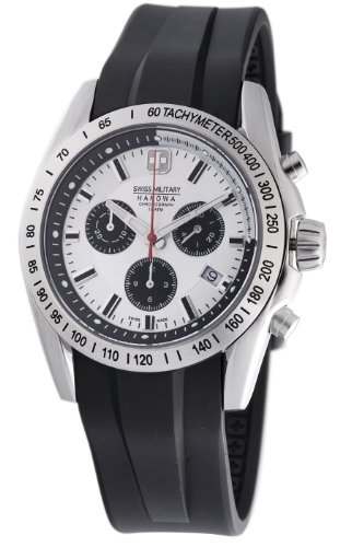 Swiss Military Hanowa Men's 06-4118-04-001 Supersonic Chronograph Silver Dial Watch