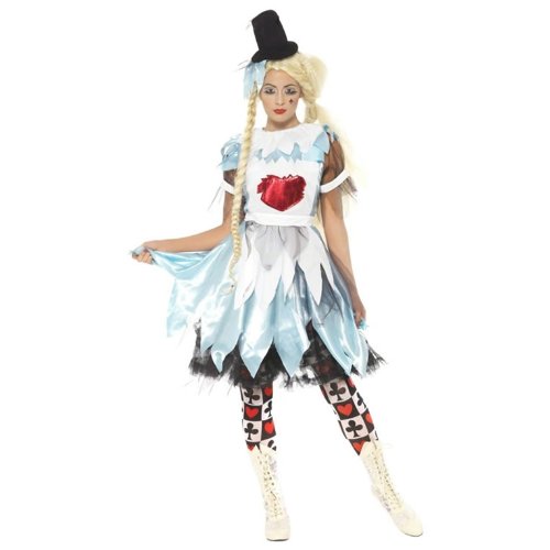 Imagen 1 de Alice - Disfraz de Halloween Alicia para mujer, talla UK 12 - 14 (SM28034-M)