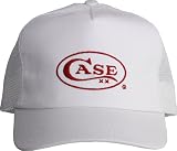 Case Knives 9117 Baseball Cap with White Cotton Construction with Mesh Back & Red Embroidered Case XX Logo