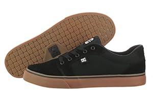 DC Men's Anvil Action Sports Shoe,Black/Gum,10.5 M US