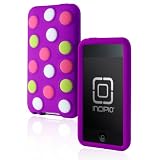 Incipio iPod touch 2G dotties Silicone Case, Purple