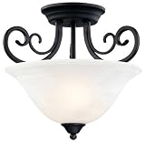 Review Hardware House 544874 / Hardware House 544874 Tuscany 14-1/2-Inch by 12-1/2-Inch Ceiling Lighting Fixture Textured Black