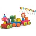 Geburtstagszug Lok Eisenbahn Geburtstagseisenbahn Holz Geburtstagskranz Kerze Geburtstagskerze