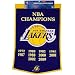 LOS ANGELES L.A. LAKERS WOOL CHAMPIONSHIP BANNER LA