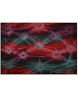 Tie Dye Sarong - Forest, Purple and Crimson Bursts