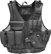 Firepower Deluxe Tactical Vest Black