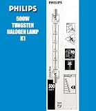 Kitchen & Housewares : Genuine Philips 500W Tungsten Halogen Flood Lamp K1 220-240V R7s 7920lm 519047 XX