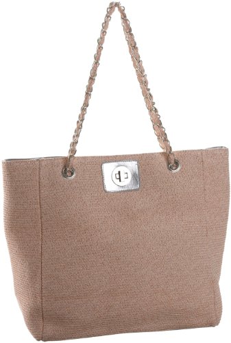 Magid Paper Straw Metallic Four-Poster Tote