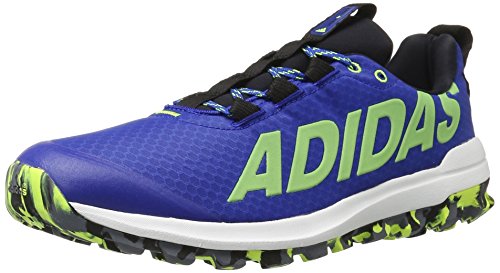 adidas Performance Men's Vigor 6 TR M Running Shoe,Blue/Solar Yellow/Grey,12 M US