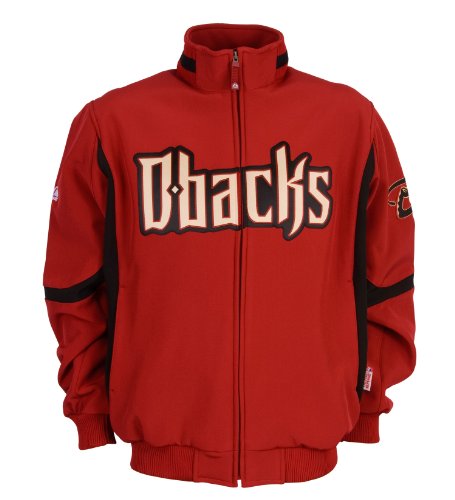 MLB Arizona Diamondbacks Adult Long Sleeve Therma Base Premier Jacket, Large