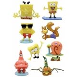 SpongeBob SquarePants 8 - 1" to 1.5" FIGURES Figurine Set ~ McToy