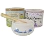 Fleur de Sel Ceramic dish for salt with Fleur de sel from France, Fleur de Sel de Camargue