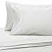 Pinzon 400-Thread-Count 100% Egyptian Cotton Hemstitch Queen Sheet Set, Eggshell