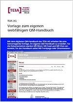 Vorlage zum eigenen webfähigen QM-Handbuch, 1 CD-ROM Für Browser Firefox 2.0 oder höher, Internet Explorer 6.0 oder höher, Opera 10, Safari 3.1. Überarbeiten mit MS Frontpage oder Dreamweaver