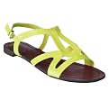 Women's Mossimo&reg; Pheobe Flat Sandals - Yellow Patent