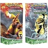 Pokemon Diamond & Pearl Secret Wonders POWERHOUSE & LAVAFLOW Theme Decks
