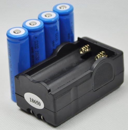 1200 Lumen Ultrafire XML C8-Q5 5-mode Cree LED Flashlight+ 4x 5000MA 18650 + Charger