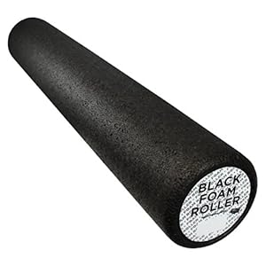 Black High Density Foam Rollers (36-inch Full Round)