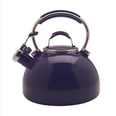 Kitchenaid Cookware 2Q Porcelain Tea Kettle Blue Kitchenaid Cookware 2Q Porcelain Tea Kettle Blue