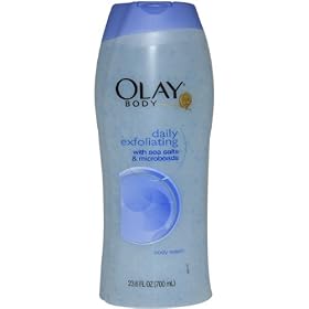 Olay Body Daily Exfoliating Body Wash with Sea Salts and Microbeads Women Body Wash, 23.6 Ounce: Beauty