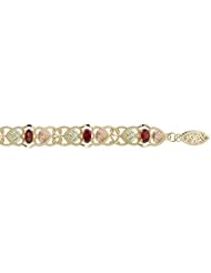 Black Hills Gold by Coleman Garnet Bracelet