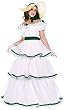 Adult White Southern Belle Costume - Womens Sm/Md (2-8)