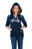 Tennessee Titans Women's Laced Up Fleece Hooded Sweatshirt - by Alyssa Milano