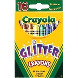 Glitter Crayons 16-Pack