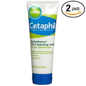 Cetaphil Daily Advance Lotion, 8.0-Ounce Tubes(Pack of 2)