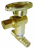 Watts PEX LFP-563 Needle Valve 1/2-Inch Barb x Barb 1/4-Inch OD Low-Lead, Brass