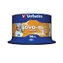 Verbatim 43533 DVD-R 4.7GB 16x Printable 50 Pack Spindle