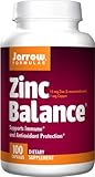 Jarrow Formulas Zinc Balance 15 mg, Supports Immune and Antioxidant Protection, 100 Caps