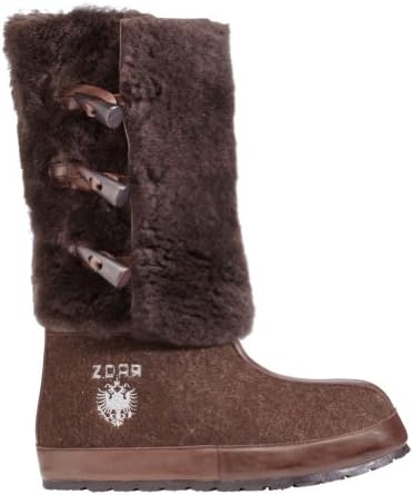 ZDAR Women's Aliona Coffee German lamb's-wool felt UK 37 / US 6.5 M