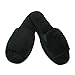 Dearfoams Women's Scuff Slipper,Black,Large/9-10 M US