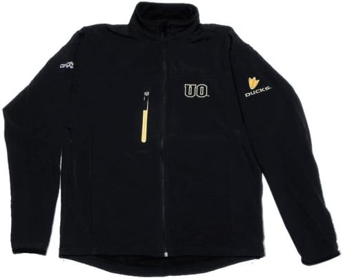 Granyte 6100 UO - Oregon Ducks Black Soft Shell Water Resistant Jacket - Medium