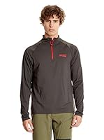 Berg Running & Trekking Camiseta Técnica 1/2Zip (Negro)