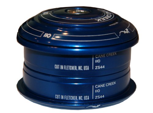 Cane Creek 110-Series Zerostack Short Cover Complete for 44mm Head-Tube (1-1/8-Inch Stem Clamp Diameter), Blue