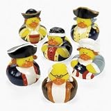 HISTORIC PATRIOTIC RUBBER DUCKIES (1 DOZEN) - BULK