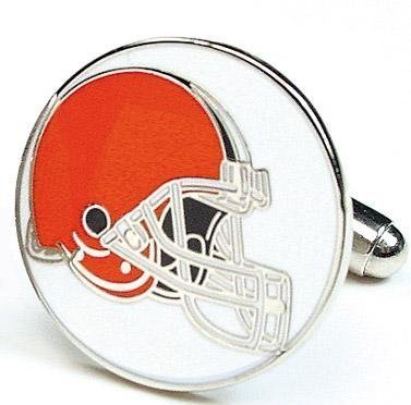 Cleveland Browns Cufflinks - NFL Football Sports Themed Formal Wear