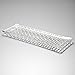 Nachtmann Bossa Nova Collection, Crystal Rectangular Platter, 16.5 Inch, Serving Tray, Plate for Food, Charcuterie, Appetizer, Snack, and Dessert Platters, Dishwasher Safe