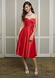 Red Satin Cocktail Dress Red Satin Cocktail Dress