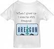WHEN I GROW UP I WANT TO VISIT OREGON - BigBoyMusic Toddler Designs - White Toddler T-shirt
