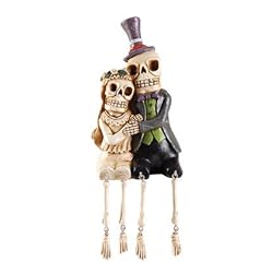 Skeleton Bride and Groom Shelf Sitter