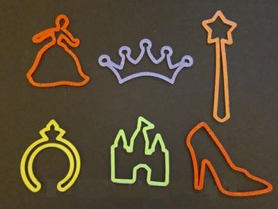 Glitter Sparkle Princess Rubber Bands Bracelets Gifts 12 Pack - Magic Bandz